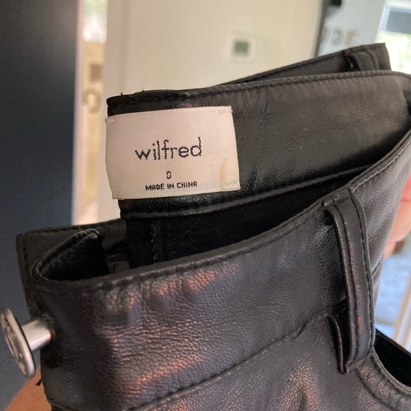 Wilfred Melina Vegan Leather Pants - Picture 2 of 4